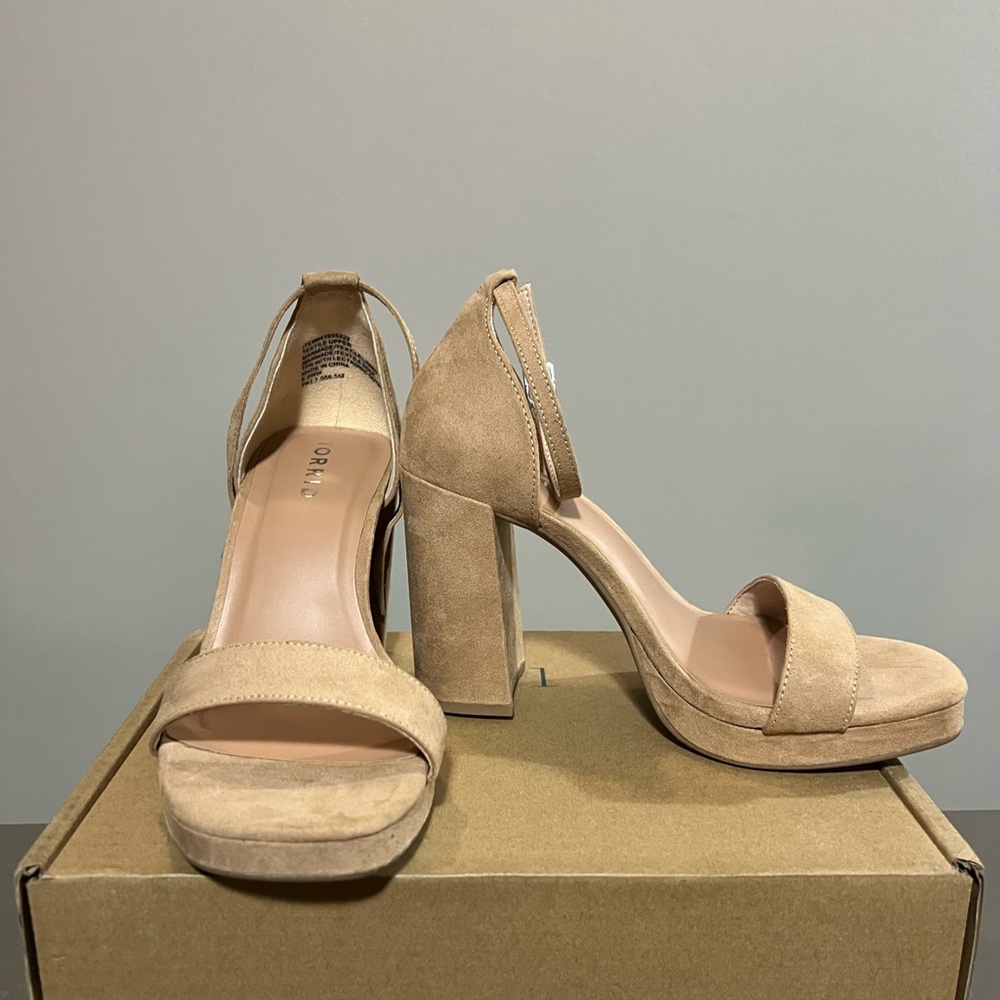 Torrid Platform Block Heeled Sandal 6.5WW